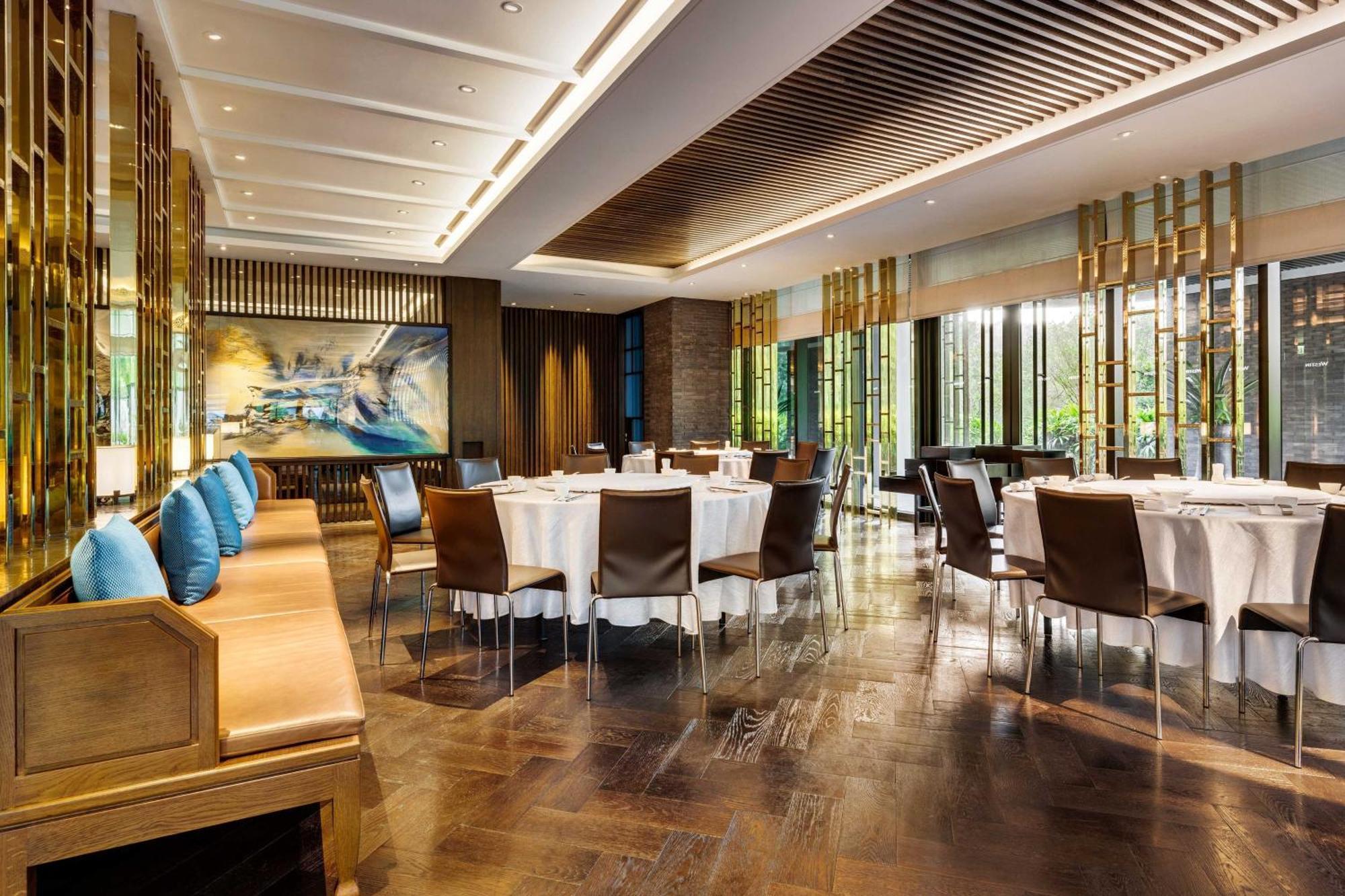 The Westin Tashee Resort, Taoyuan Daxi Exteriér fotografie The interior of the restaurant